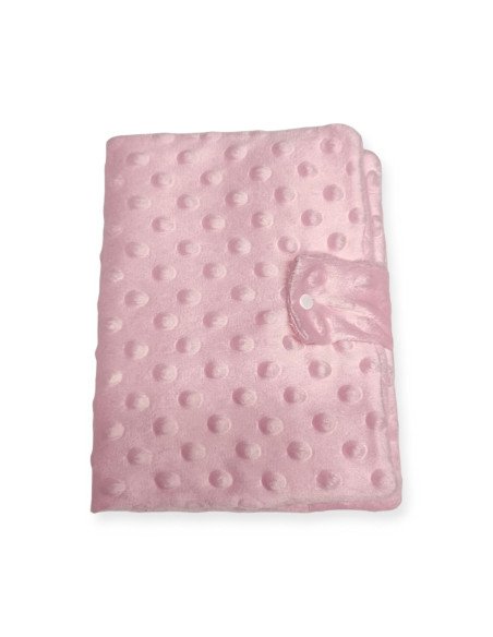 Protège carnet de santé en Minky