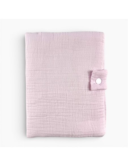 Protège carnet de santé en gaz de coton