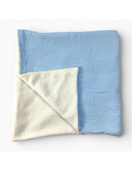 Couverture polaire en gaz de coton