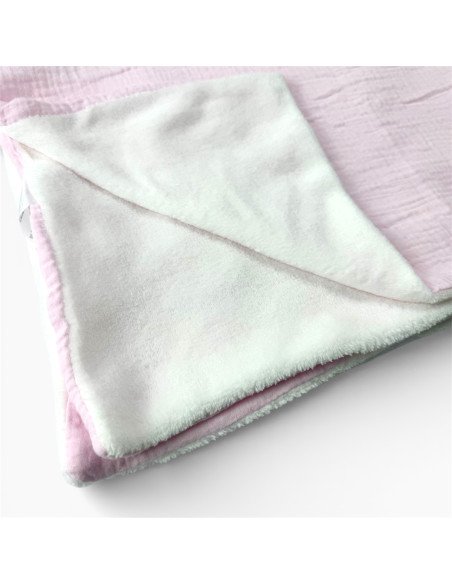 Couverture polaire en gaz de coton