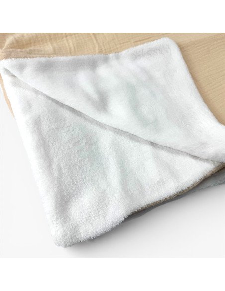 Couverture polaire en gaz de coton